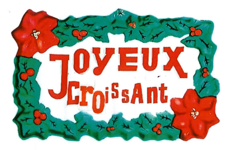 Joyeux croissant